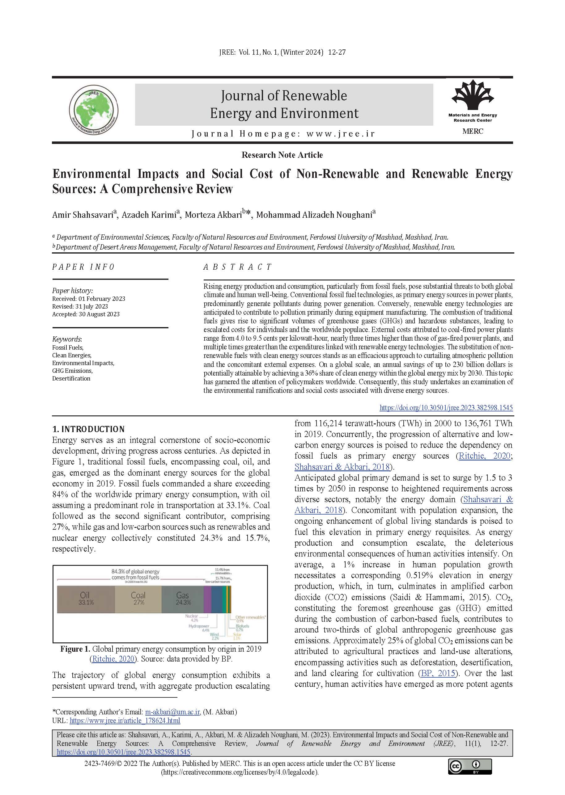 Environmental Impacts
